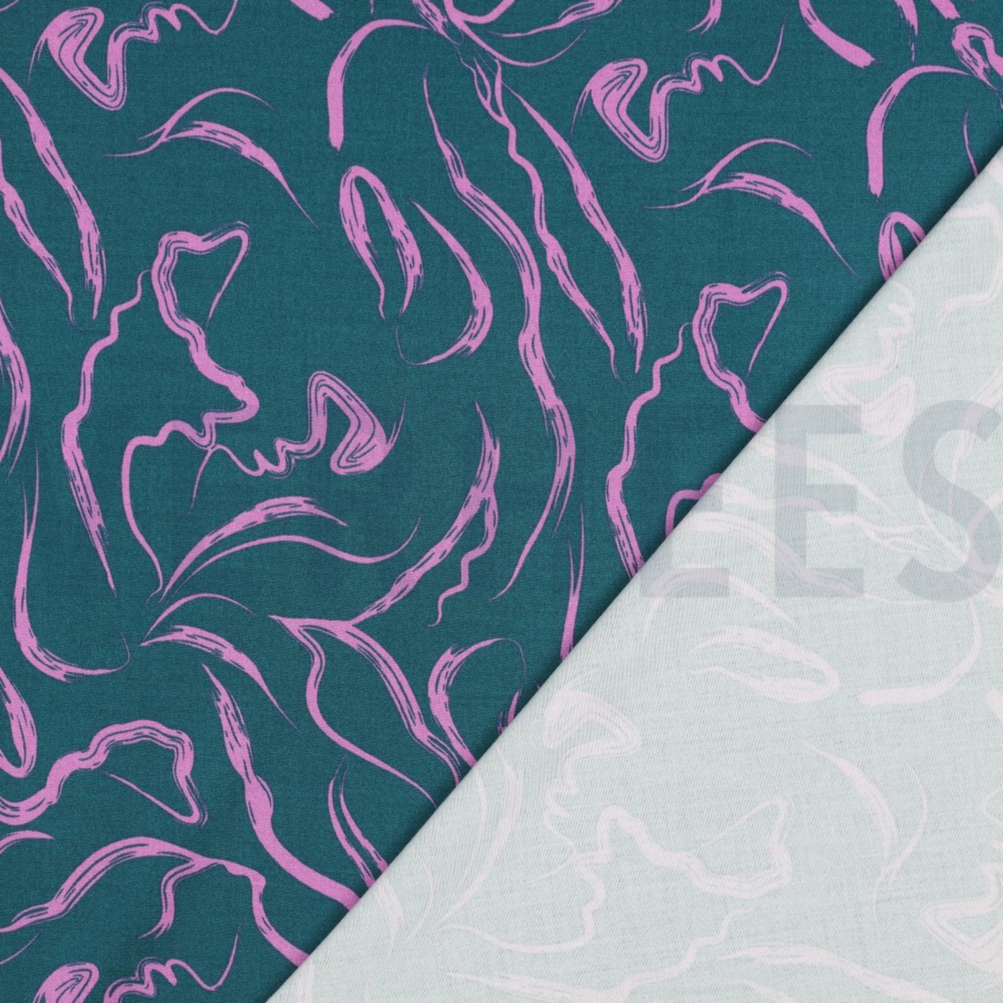 ROSELLA STRETCH ABSTRACT PETROL (high resolution) #4