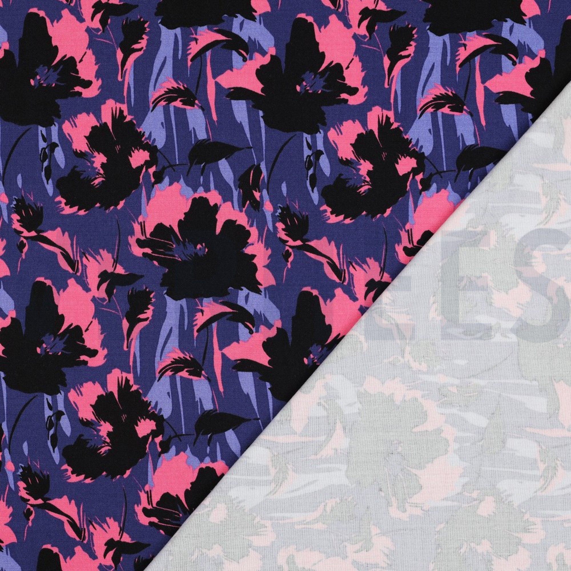 ROSELLA STRETCH FLOWERS NAVY (high resolution) #4