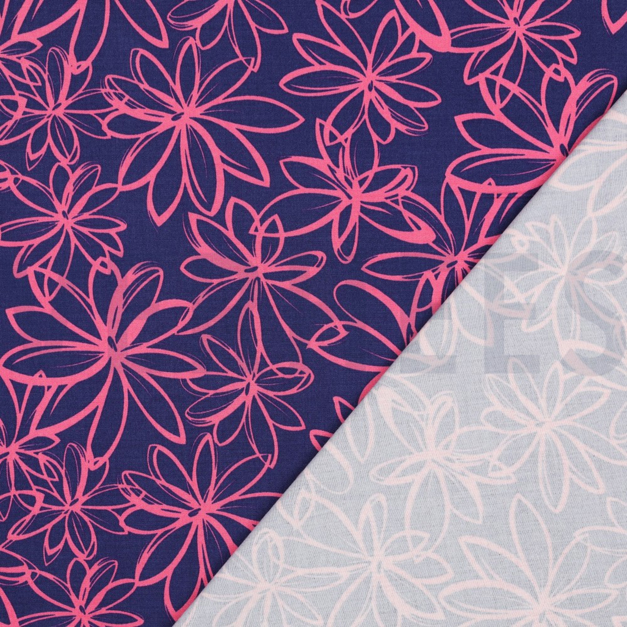 ROSELLA STRETCH FLOWERS NAVY (high resolution) #4