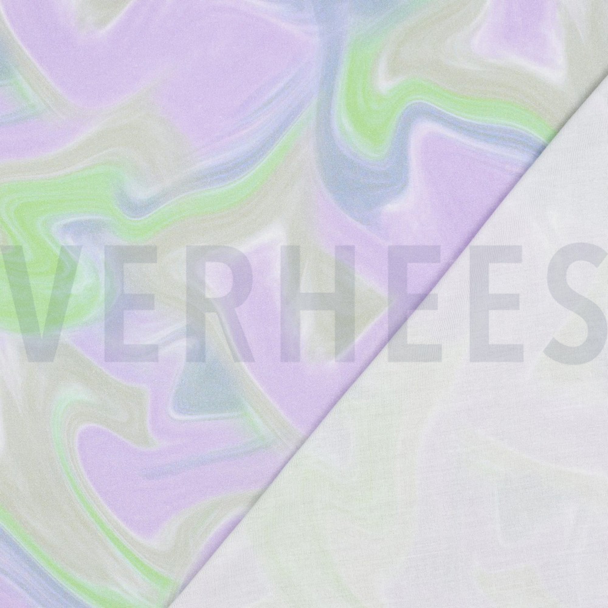 VISCOSE STRETCH DIGITAL ABSTRACT LAVENDER (high resolution) #4