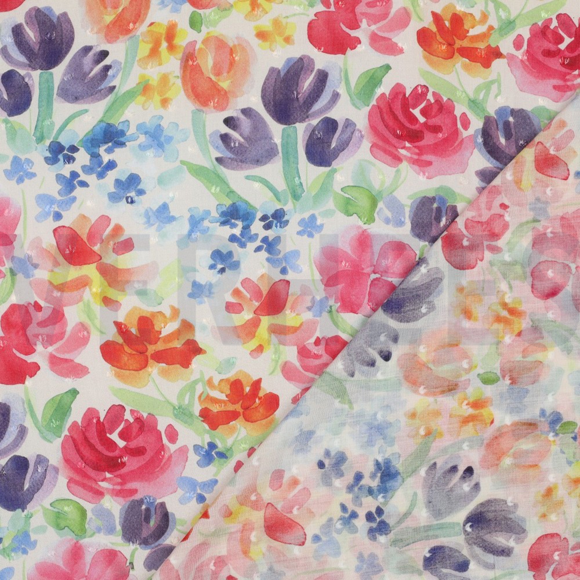 VISCOSE DOBBY DIGITAL FLOWERS MULTICOLOUR (high resolution) #4