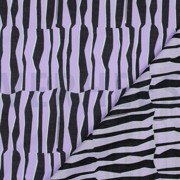 COTTON VOILE GEOMETRIC LAVENDER (thumbnail) #4