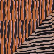 COTTON VOILE GEOMETRIC BROWN (thumbnail) #4