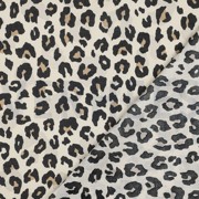 COTTON VOILE ANIMAL SKIN SAND (thumbnail) #4
