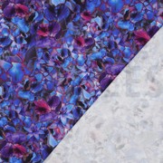 ROSELLA STRETCH DIGITAL FLOWERS COBALT (thumbnail) #4