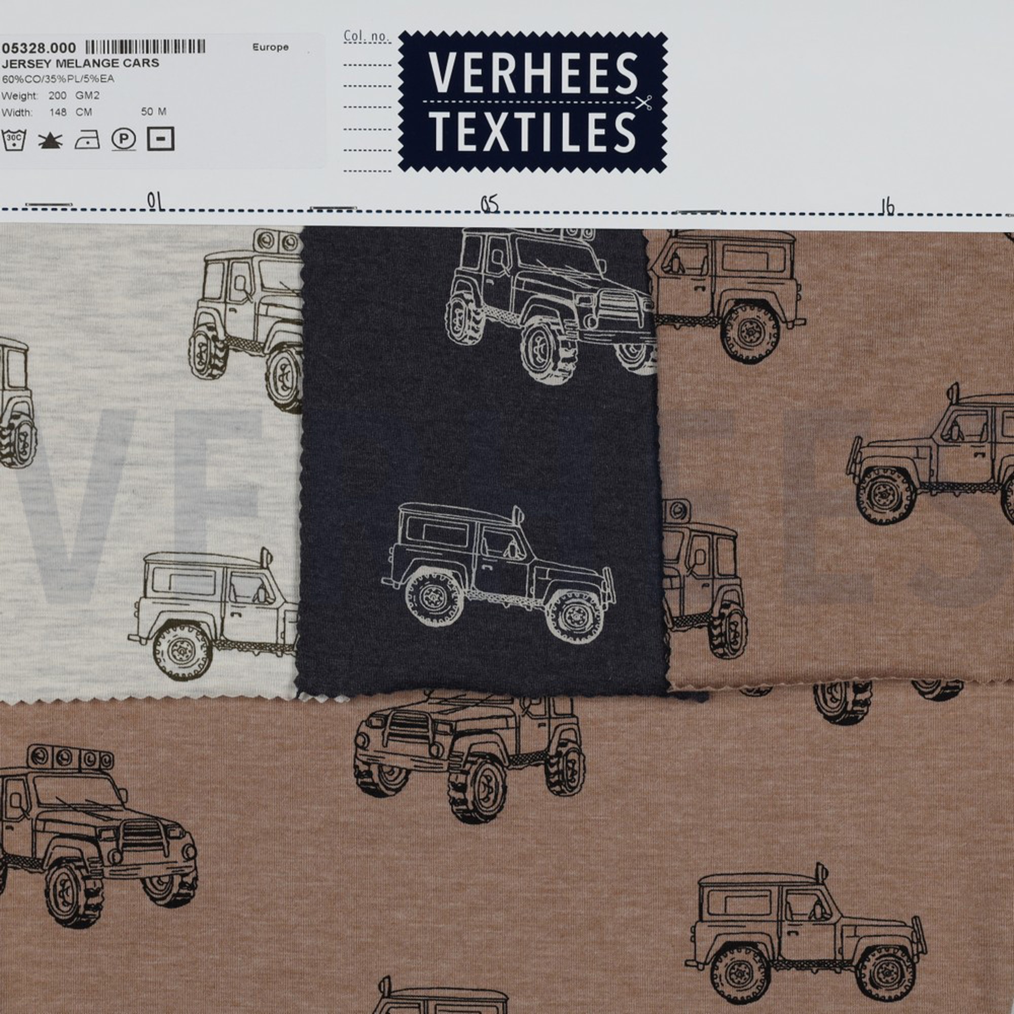 JERSEY MELANGE CARS INDIGO MELANGE (high resolution) #4