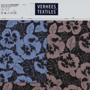 JERSEY MELANGE FLOWERS ANTHRACITE MELANGE (thumbnail) #4