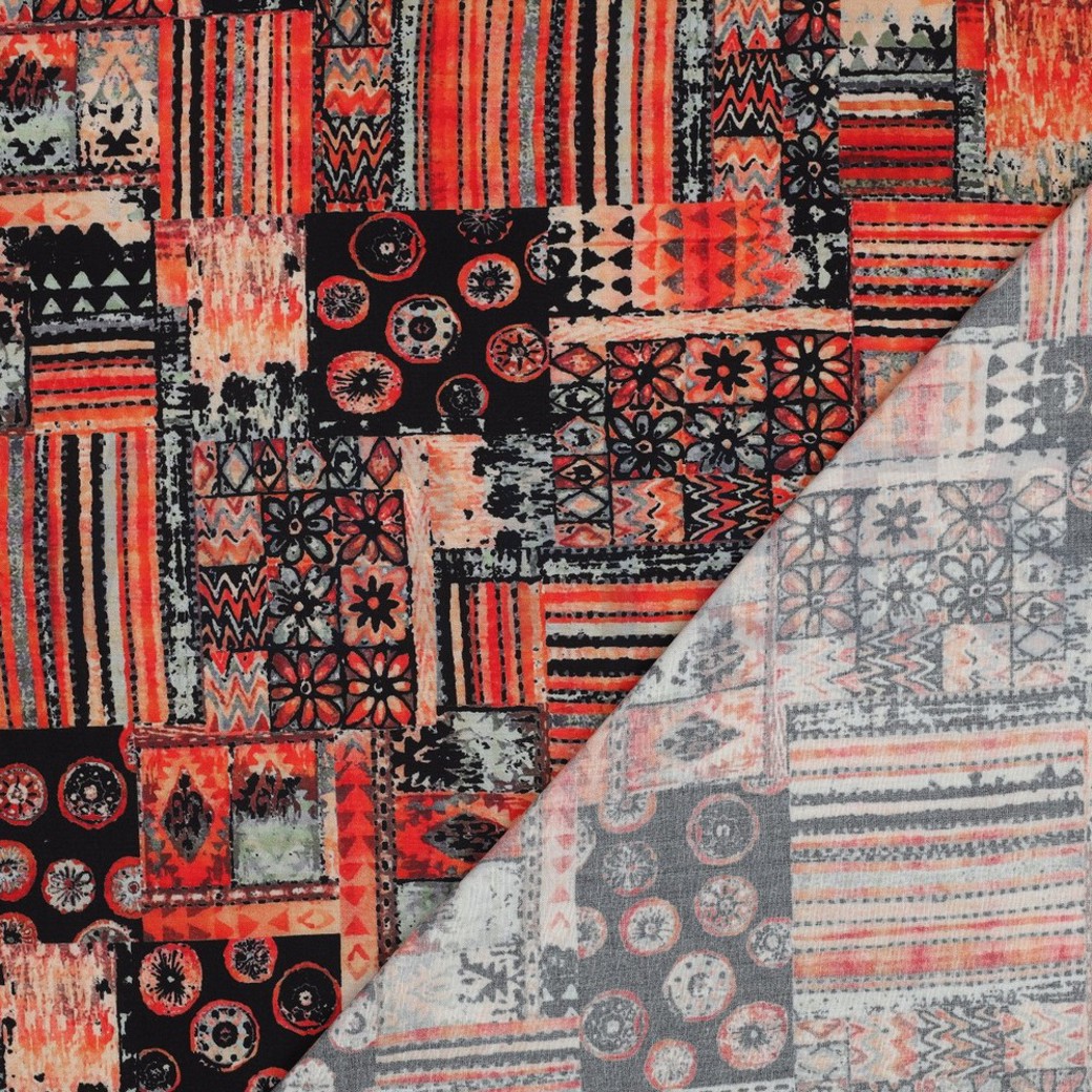 RADIANCE DIGITAL GEOMETRIC RED #4