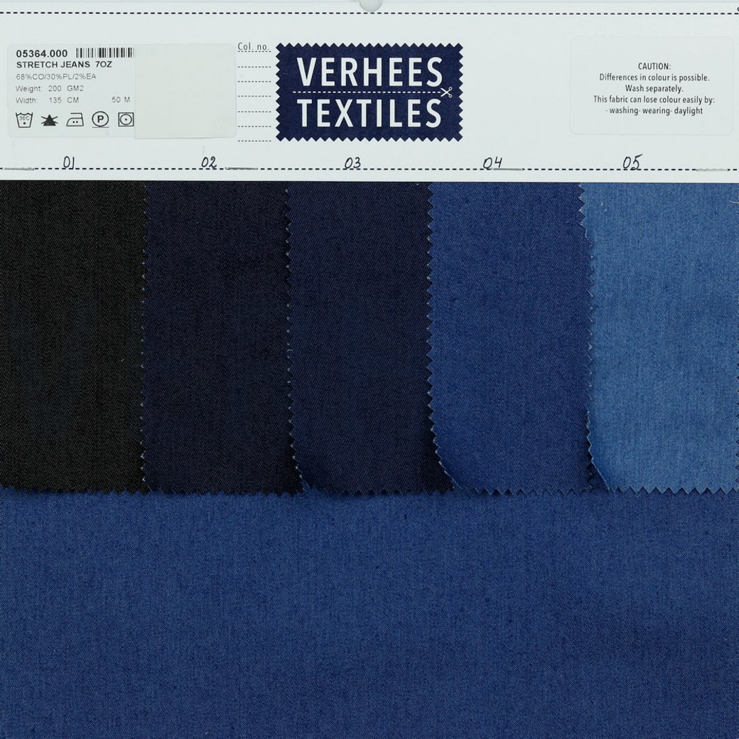 DENIM STRETCH 7OZ LIGHT BLUE #4