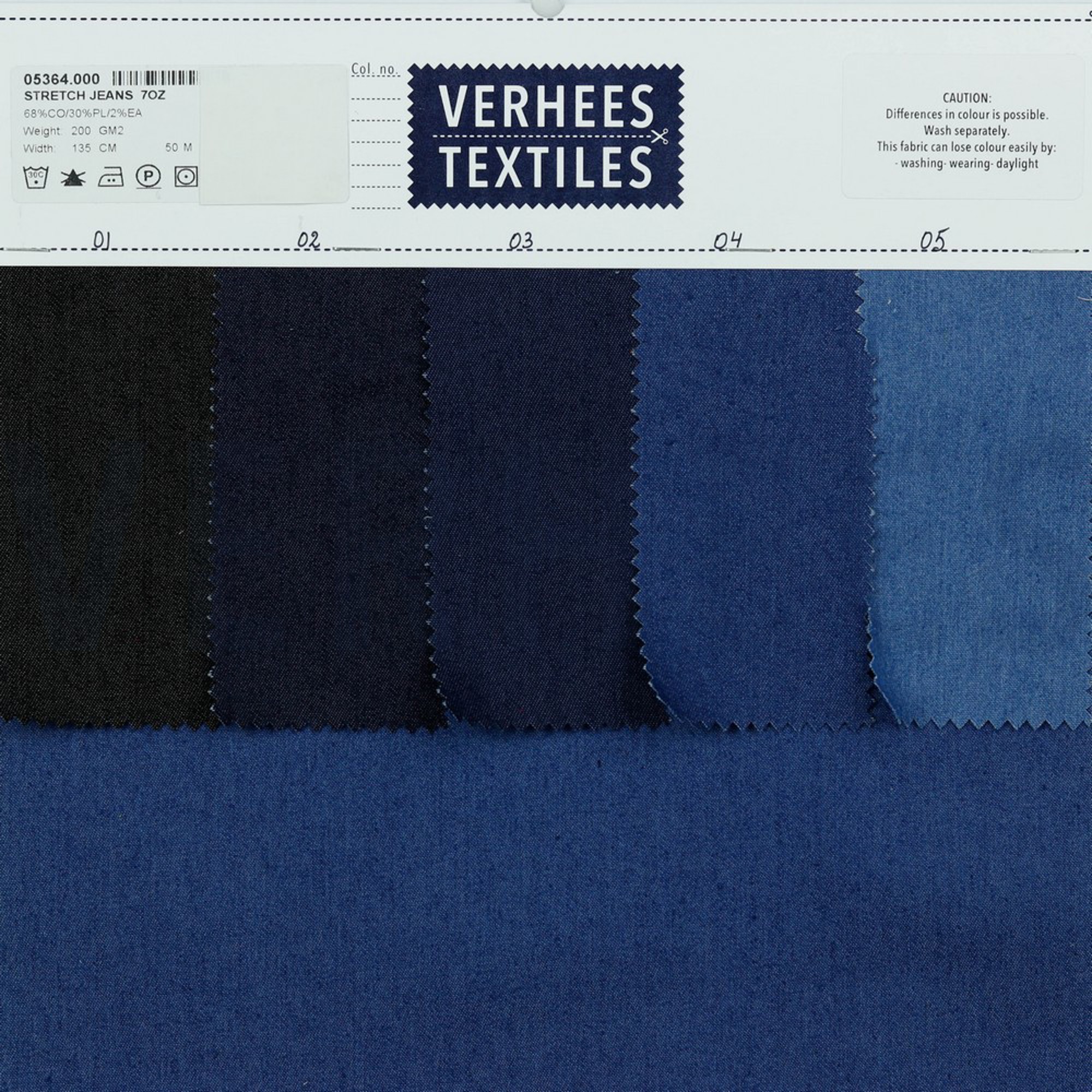 DENIM STRETCH 7OZ LIGHT BLUE (high resolution) #4