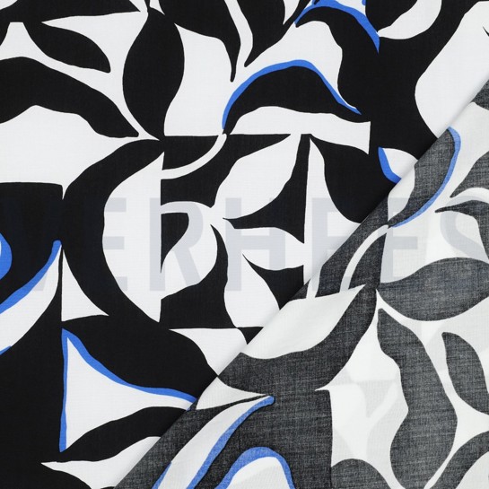 LENZING™ ECOVERO™ ABSTRACT GEBROKEN WIT #7