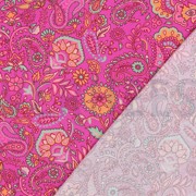 LENZING ECOVERO DIGITAL PAISLEY FUCHSIA (thumbnail) #4