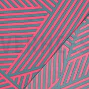 MAGNOLIA STRETCH GEOMETRIC PETROL/FUCHSIA (thumbnail) #4