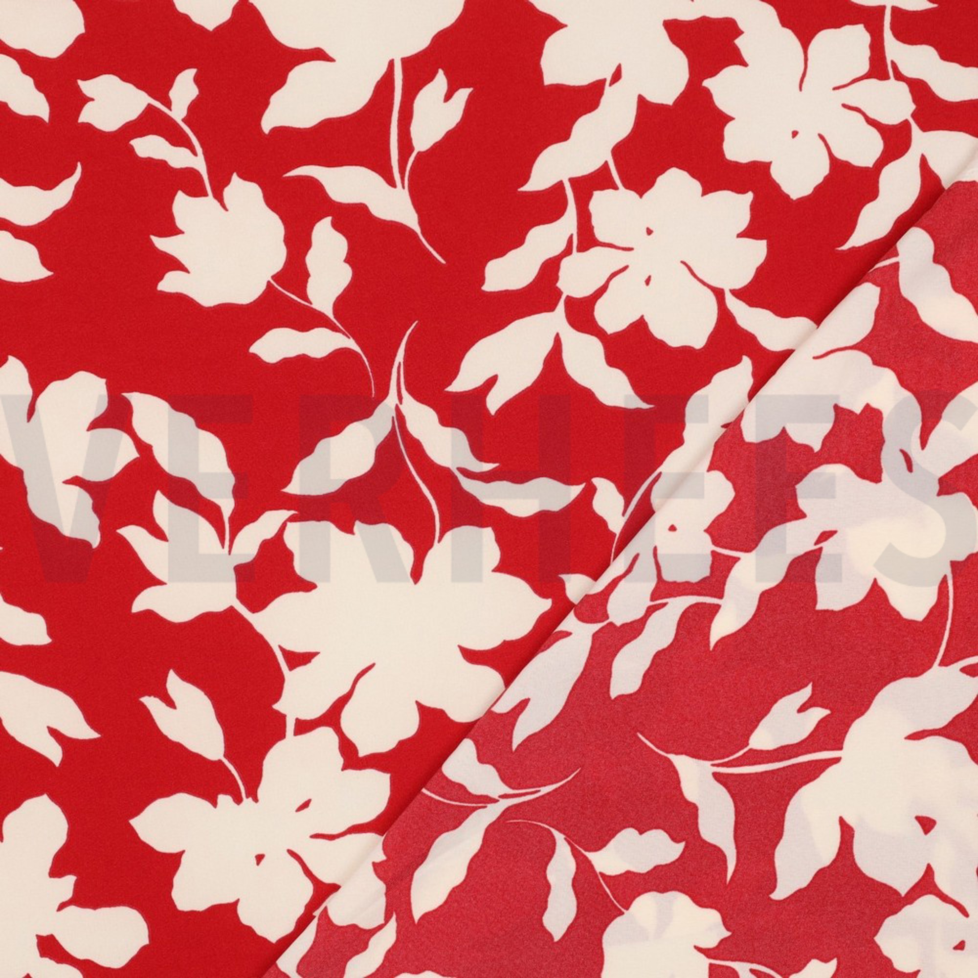 MAGNOLIA STRETCH FLOWERS RED (high resolution) #4