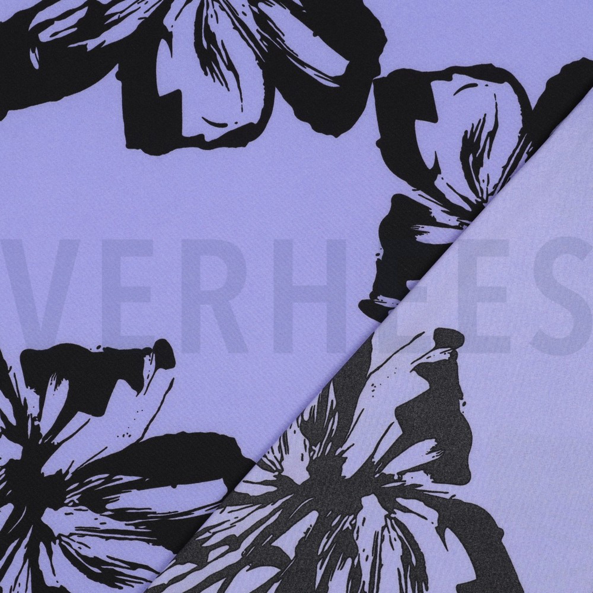 MAGNOLIA STRETCH FLOWERS LIGHT BLUE (high resolution) #4