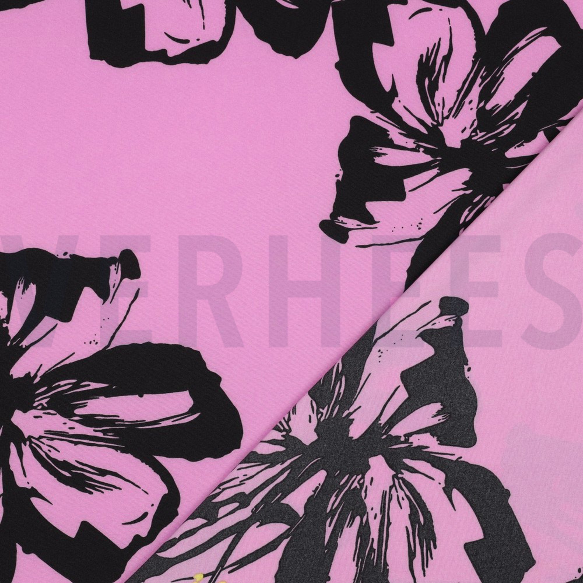 MAGNOLIA STRETCH FLOWERS PINK (high resolution) #4