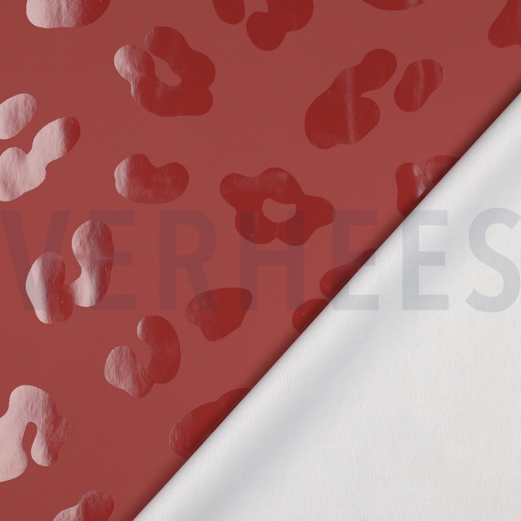 RAINCOAT ANIMAL SKIN BORDEAUX #4