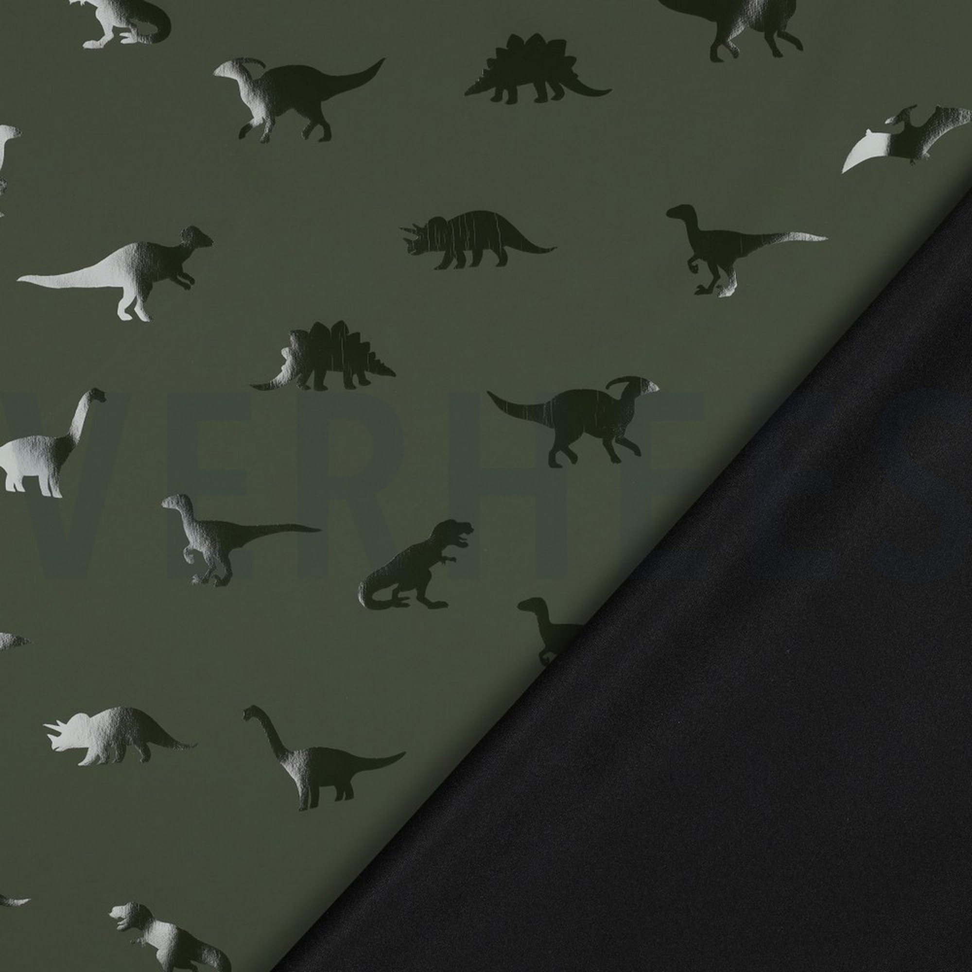 RAINCOAT DINOSAURS DARK GREEN (high resolution) #4
