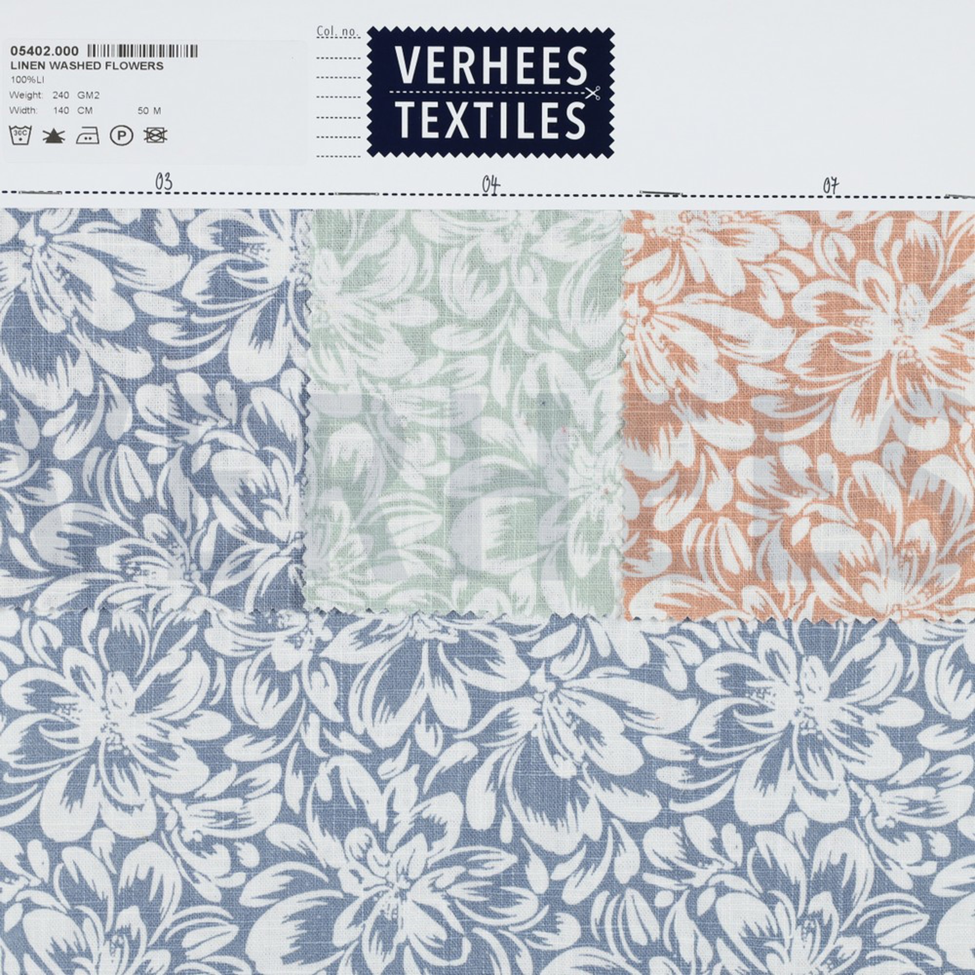 LINEN WASHED FLOWERS LIGHT APRICOT (high resolution) #4
