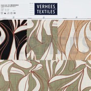 LINEN WASHED ABSTRACT OLIVE (thumbnail) #4