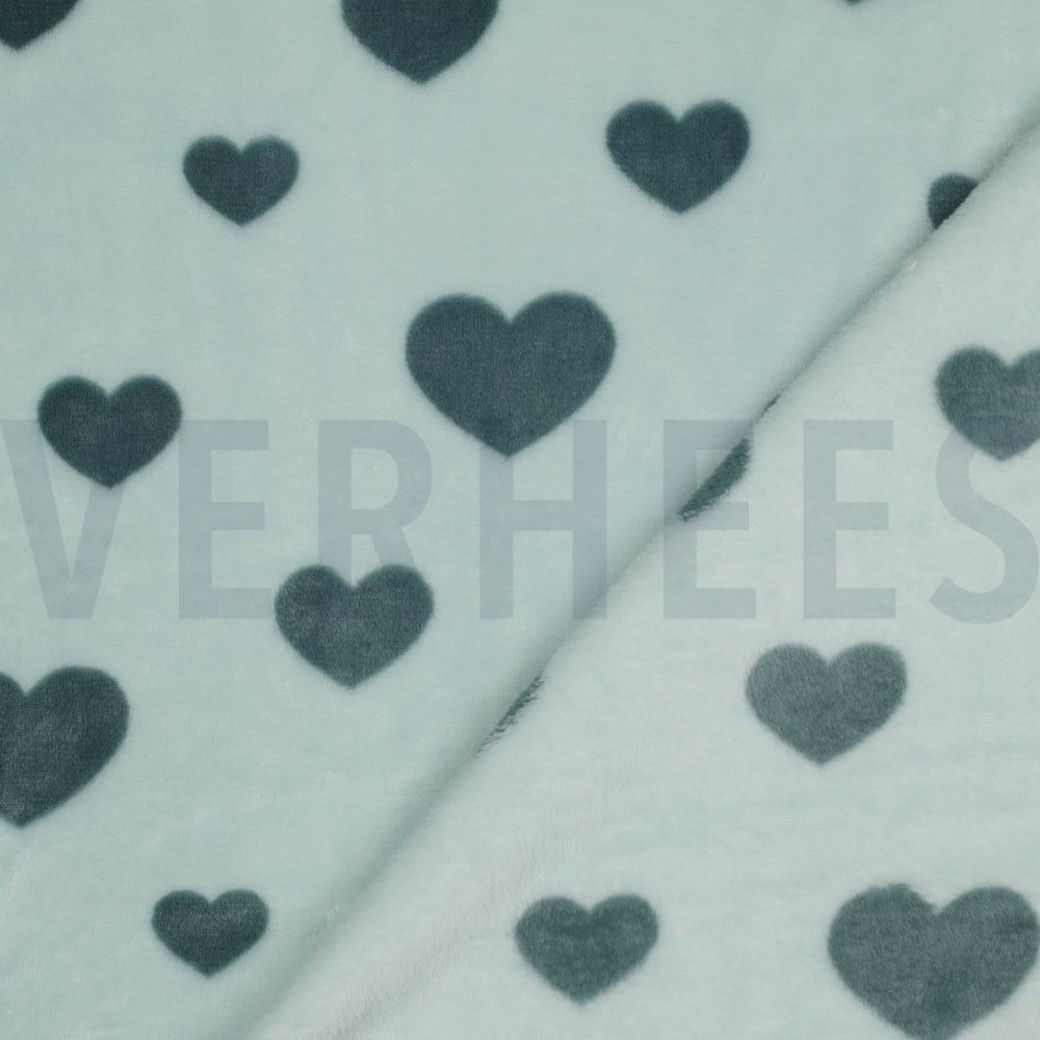 FLEECE HEARTS SAGE #4