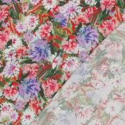VISCOSE SATIN DIGITAL FLOWERS PURPLE (thumbnail) #4