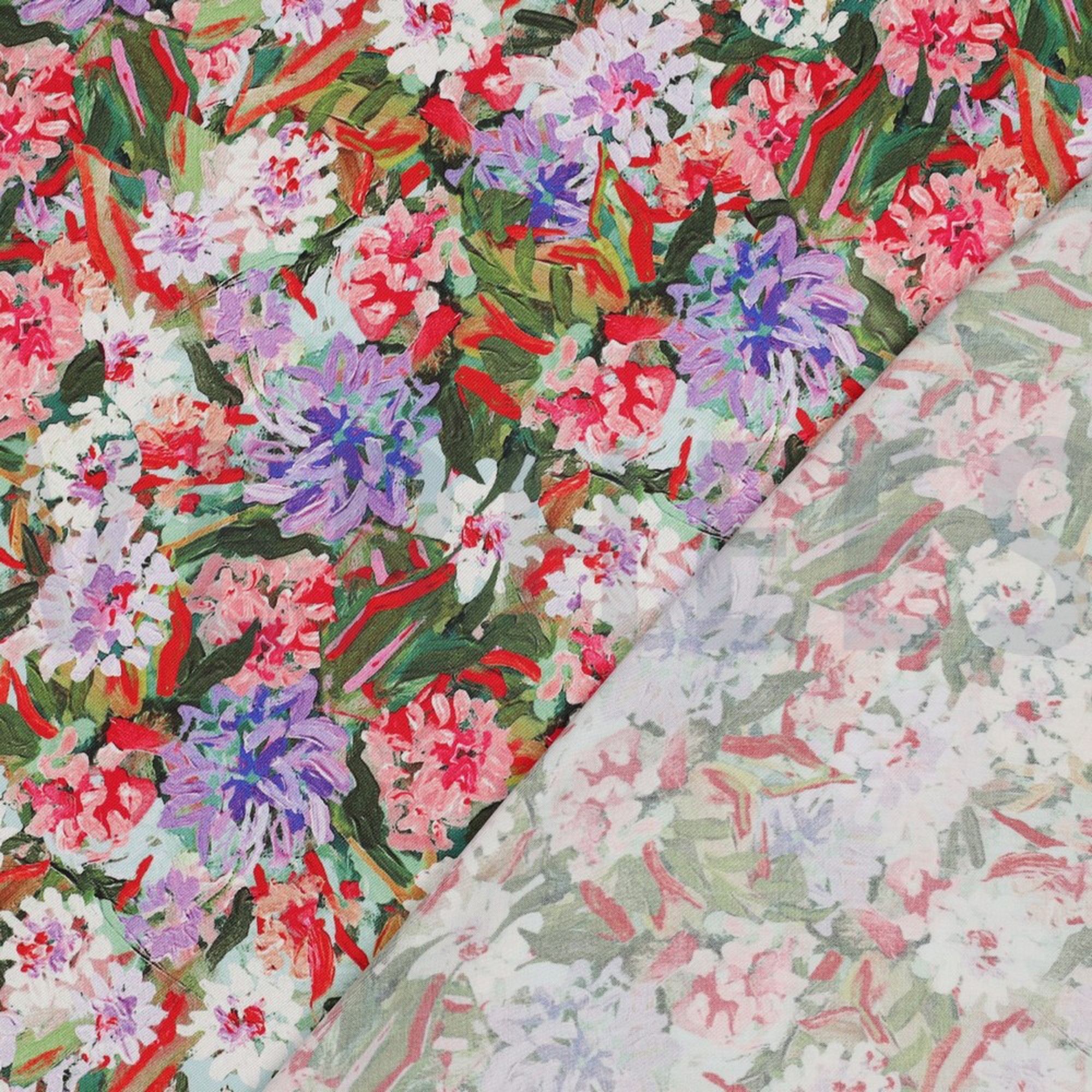 VISCOSE SATIN DIGITAL FLOWERS PURPLE (high resolution) #4