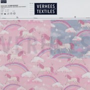 FINE POPLIN DIGITAL UNICORNS AND RAINBOWS DENIM (thumbnail) #4