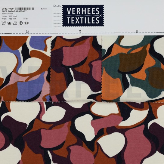 SOFT SWEAT ABSTRACT LAVENDEL #7