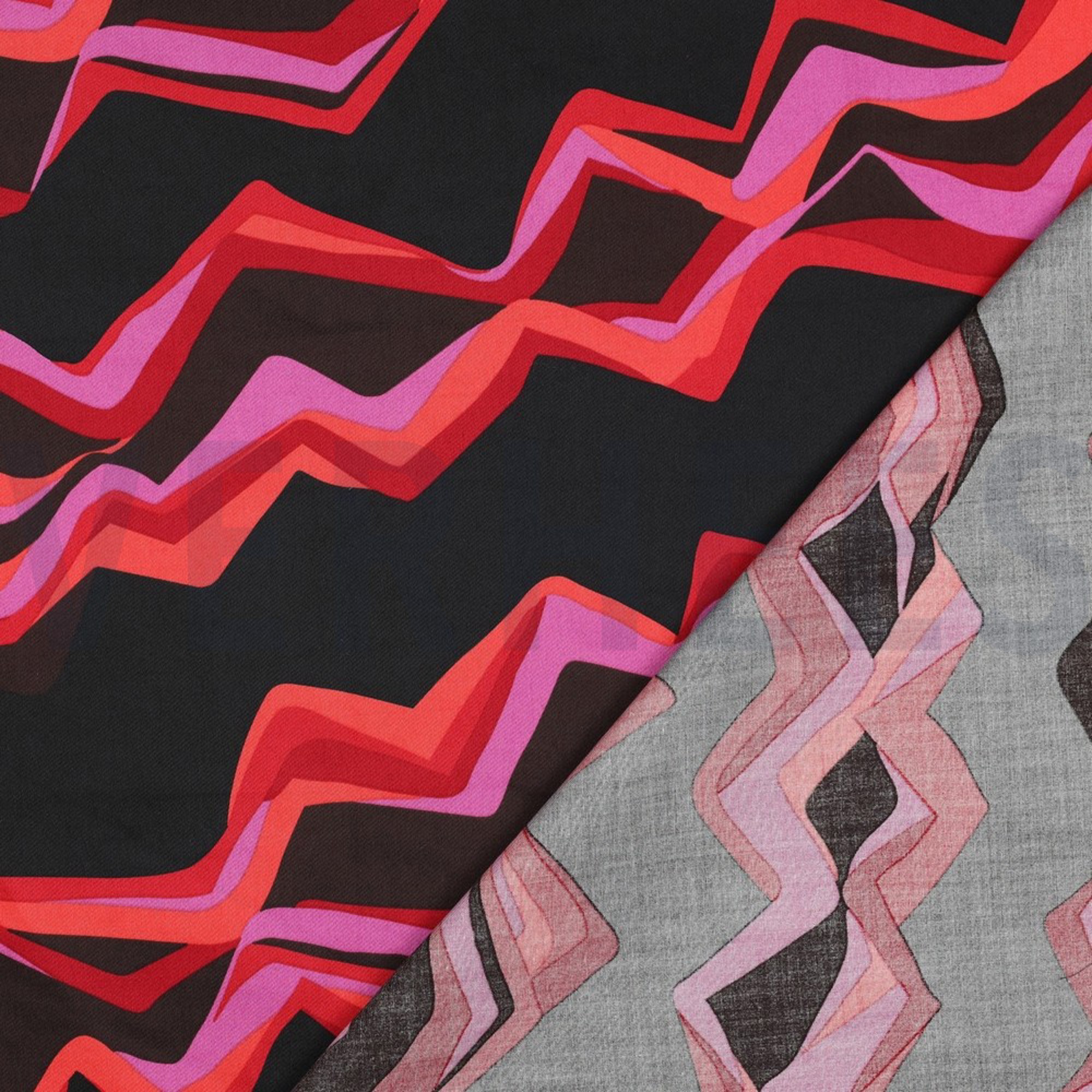 COTTON SATIN ABSTRACT DARK RED (high resolution) #4