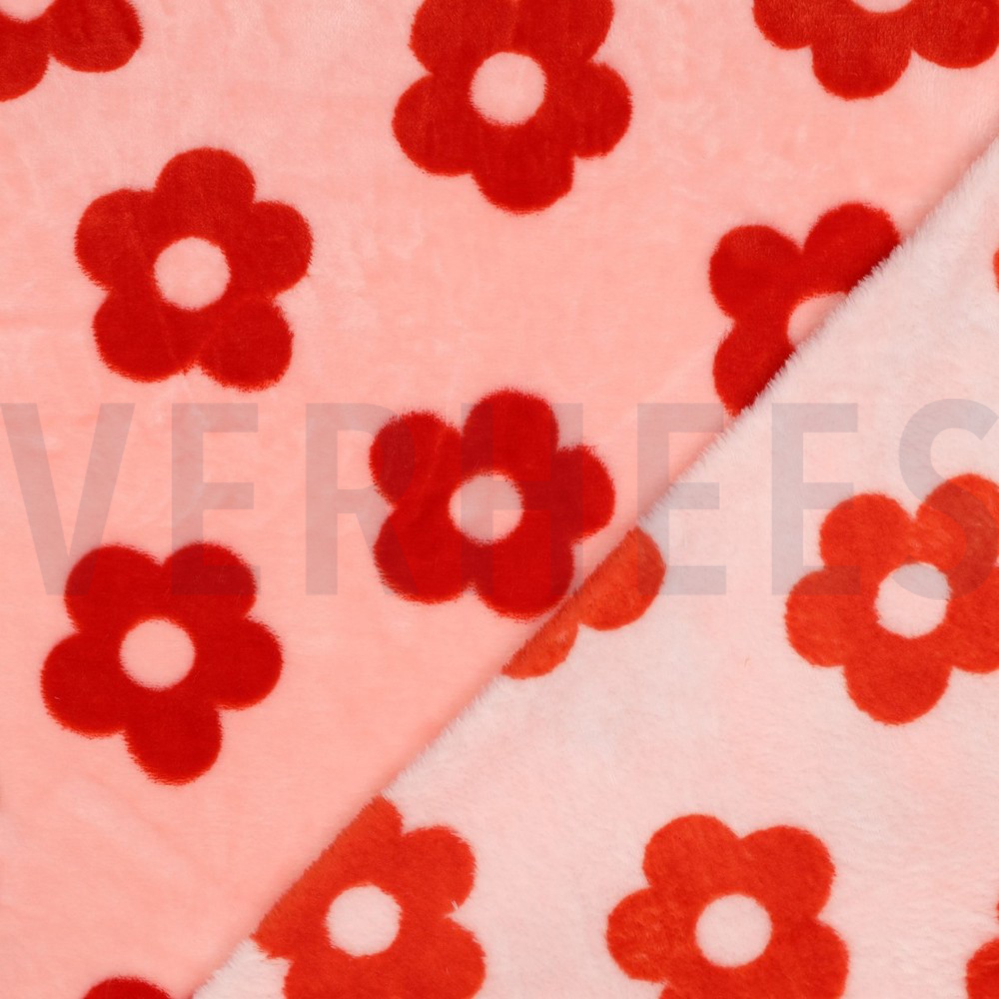 FLEECE FLOWERS LIGHT PINK (high resolution) #4