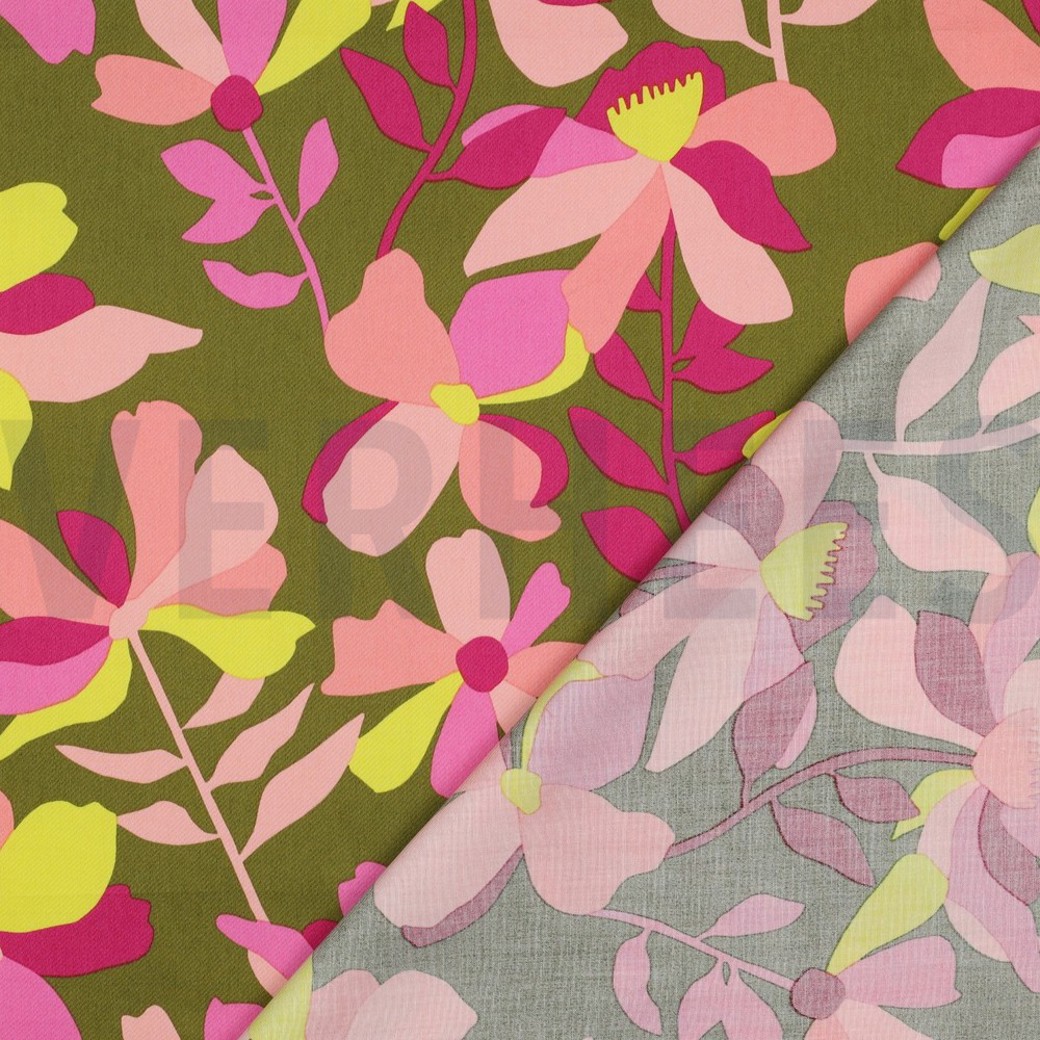 COTTON SATIN CLOVERDALE NERIDA HANSEN MOSS GREEN #4
