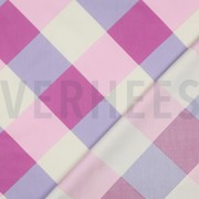 COTTON SATIN LARGE GINGHAM NERIDA HANSEN PURPLE (thumbnail) #4