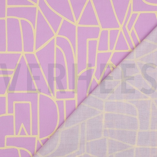 BAUMWOLLE VOILE TOWN NERIDA HANSEN SANFT LAVENDEL #7