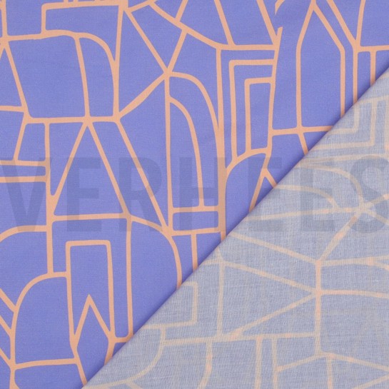 BAUMWOLLE VOILE TOWN NERIDA HANSEN BLAU #7