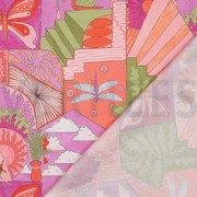 FINE POPLIN DIGITAL LITTLE CREATURES NERIDA HANSEN BRIGHT PINK (thumbnail) #4