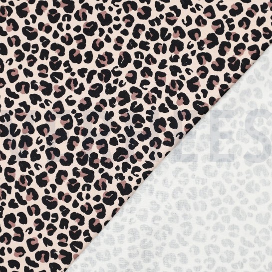 FRENCH TERRY DIGITAL HAPPY FACES BEIGE #7