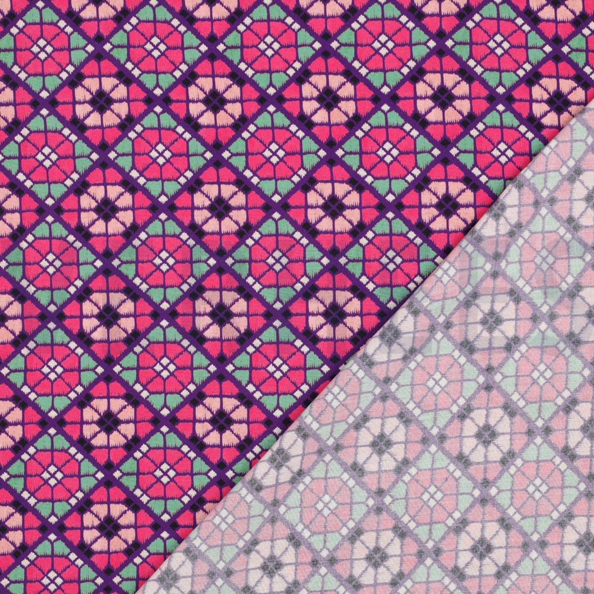 LENZING ECOVERO DIGITAL GEOMETRIC FUCHSIA (high resolution) #4