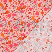 LENZING ECOVERO DIGITAL FLOWERS PEACH (thumbnail) #4