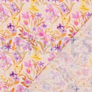 LENZING ECOVERO DIGITAL FLOWERS PEACH (thumbnail) #4