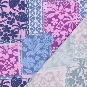 LENZING ECOVERO FLOWERS PATCHWORK LAVENDER (thumbnail) #4