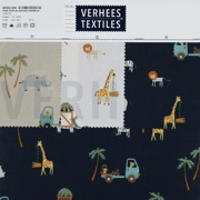 FINE POPLIN SAFARI ANIMALS CAMEL (thumbnail) #4
