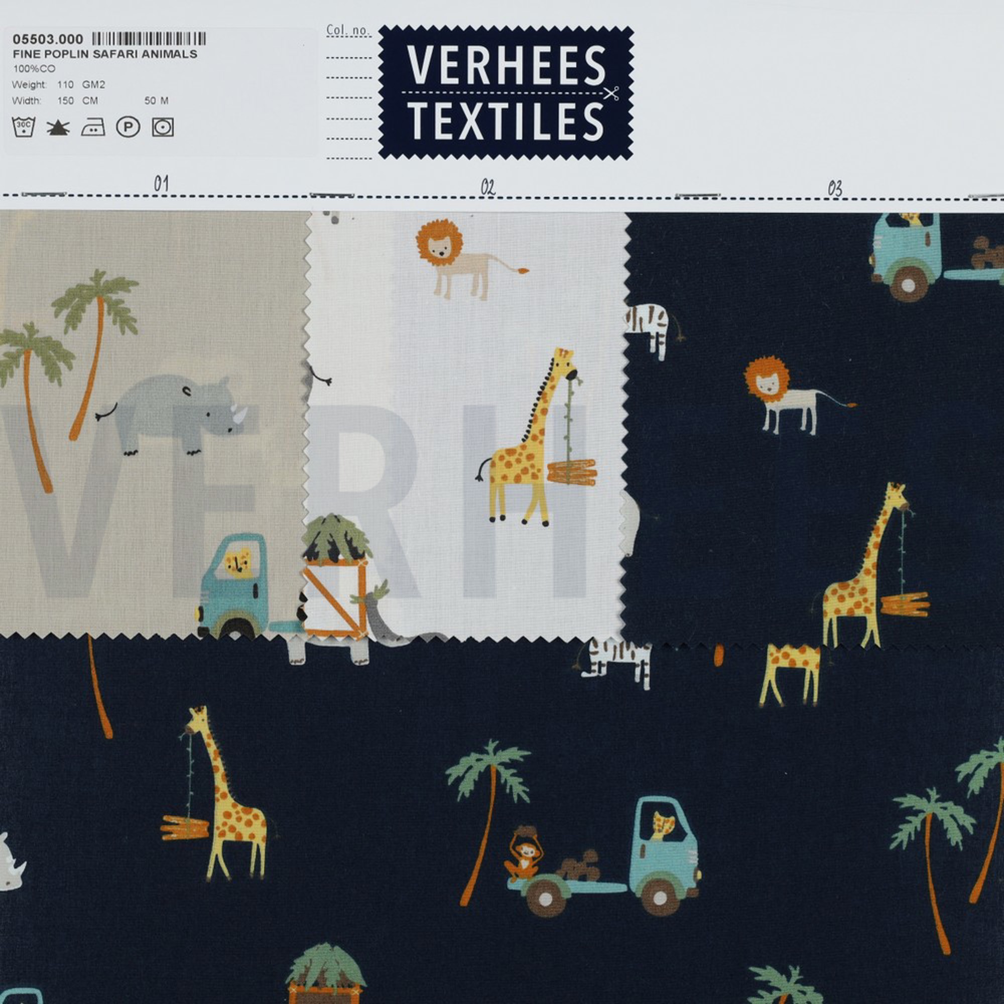 FINE POPLIN SAFARI ANIMALS CAMEL (high resolution) #4