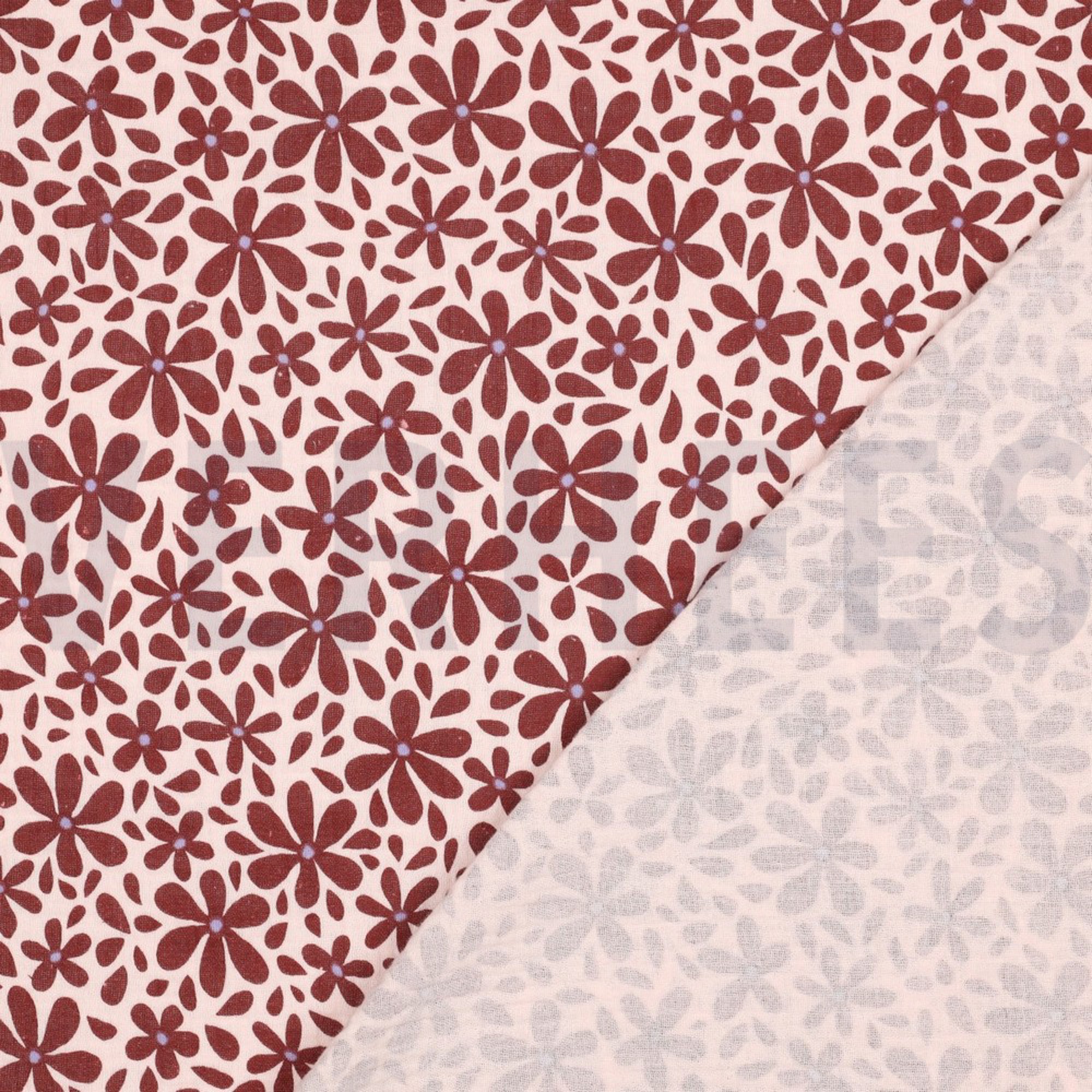 DOUBLE GAUZE FLOWERS PEACH (high resolution) #4