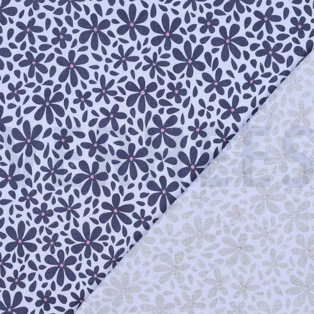DOUBLE GAUZE FLOWERS JEANS #4
