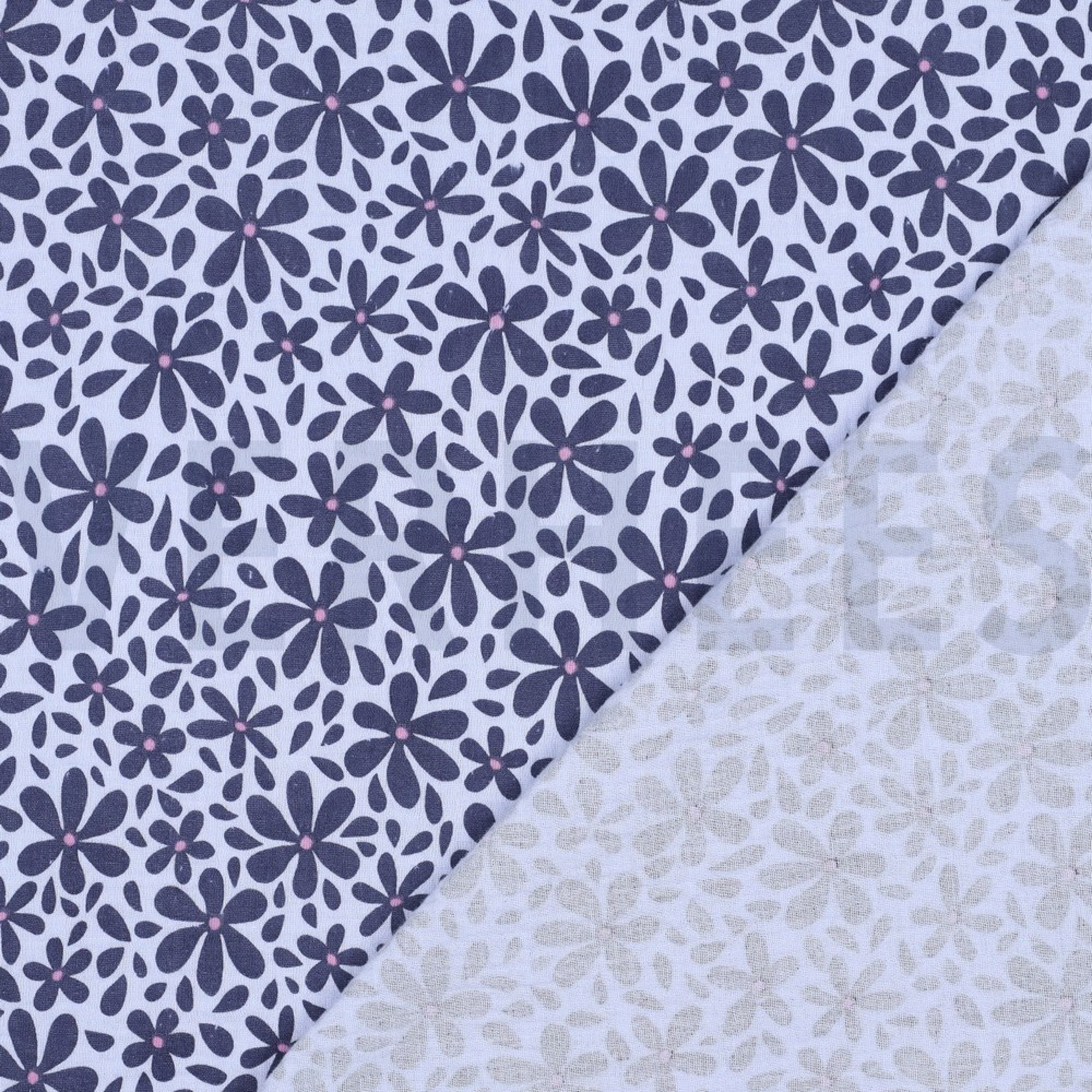 DOUBLE GAUZE FLOWERS JEANS (high resolution) #4