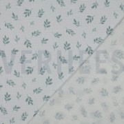 DOUBLE GAUZE LEAVES SAGE (thumbnail) #4