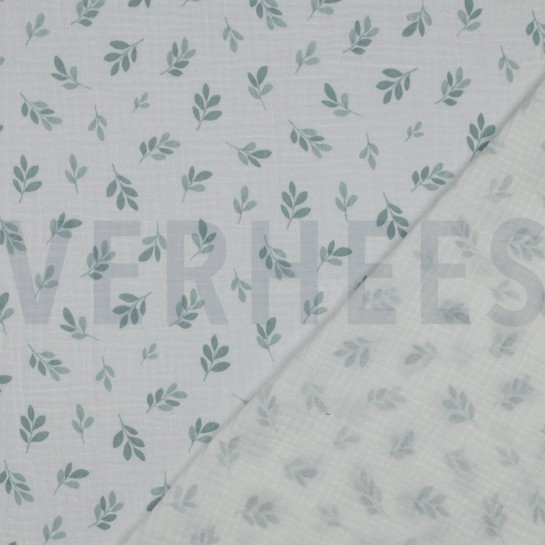 MUSSELIN BLÄTTER SALBEI #7