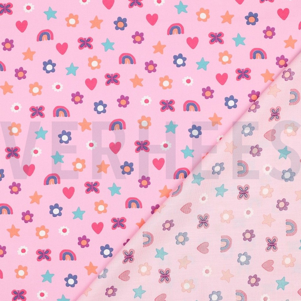 FINE POPLIN LOVE LIGHT PINK #4