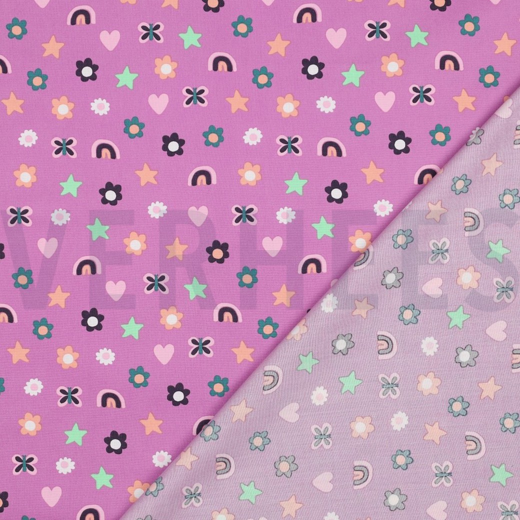 FINE POPLIN LOVE MAUVE #4